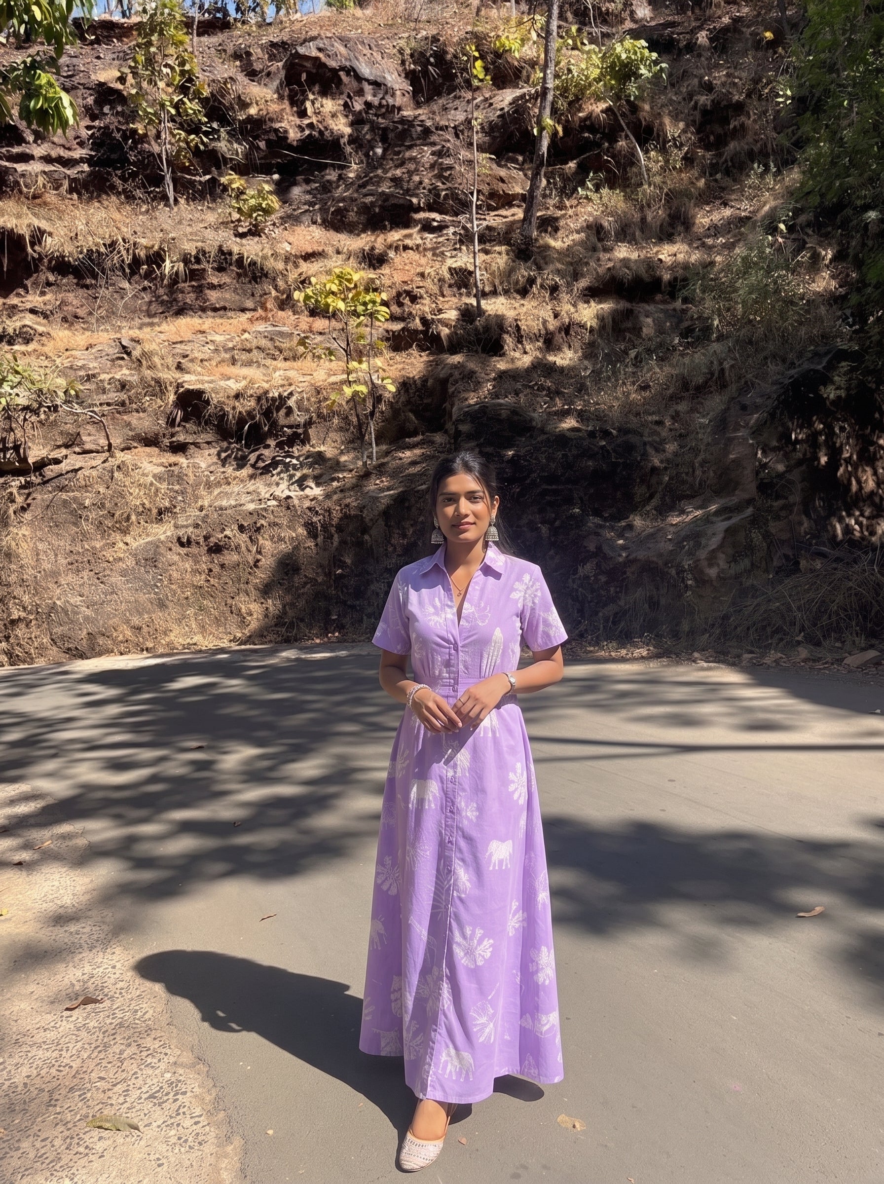 Lilac Maxi Dress