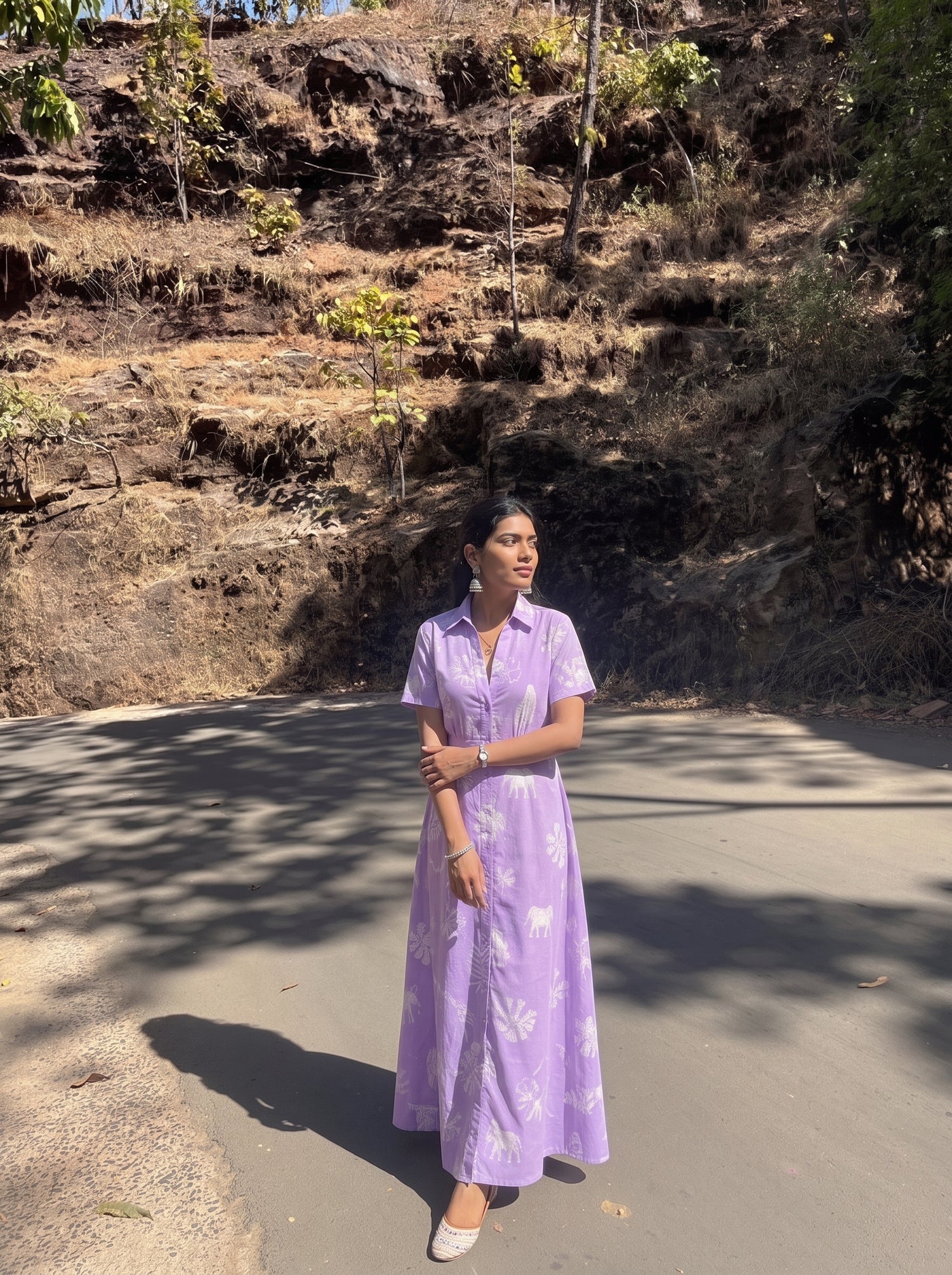 Lilac Maxi Dress