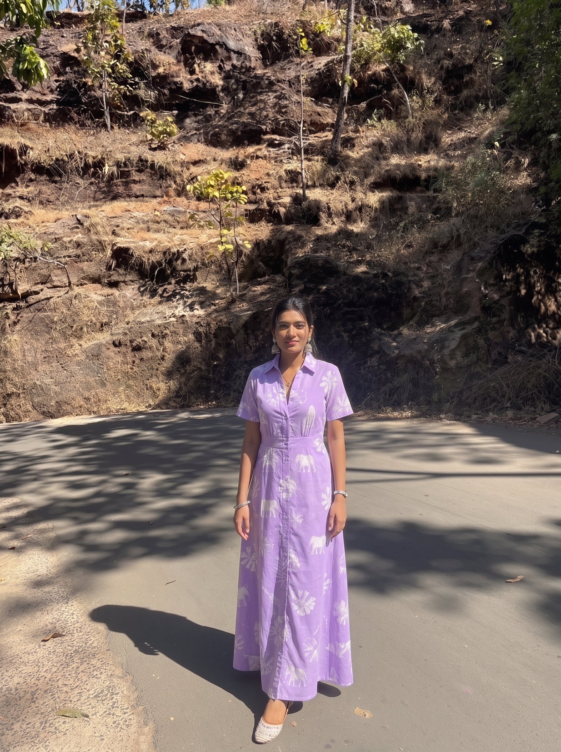 Lilac Maxi Dress