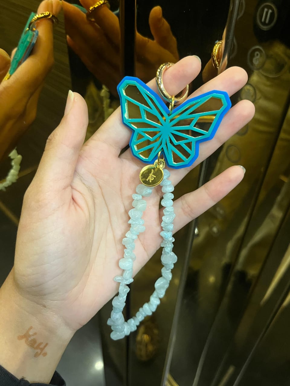 ELSA BUTTERFIY PHONE STRAP