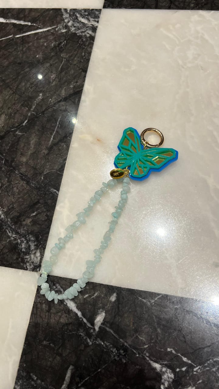 ELSA BUTTERFIY PHONE STRAP