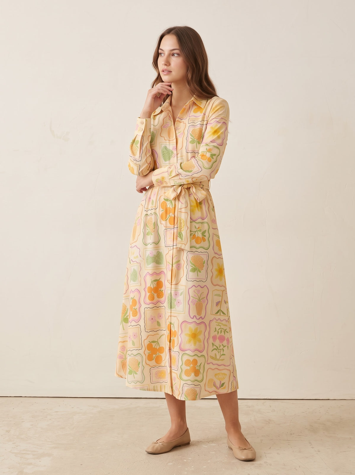 Prosperina Rebecca Midi Dress
