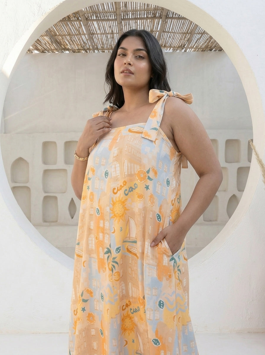Ciao Bella Printed Dress