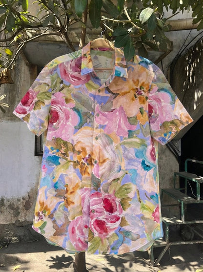 Violet Whimsy Wrape Couple Set